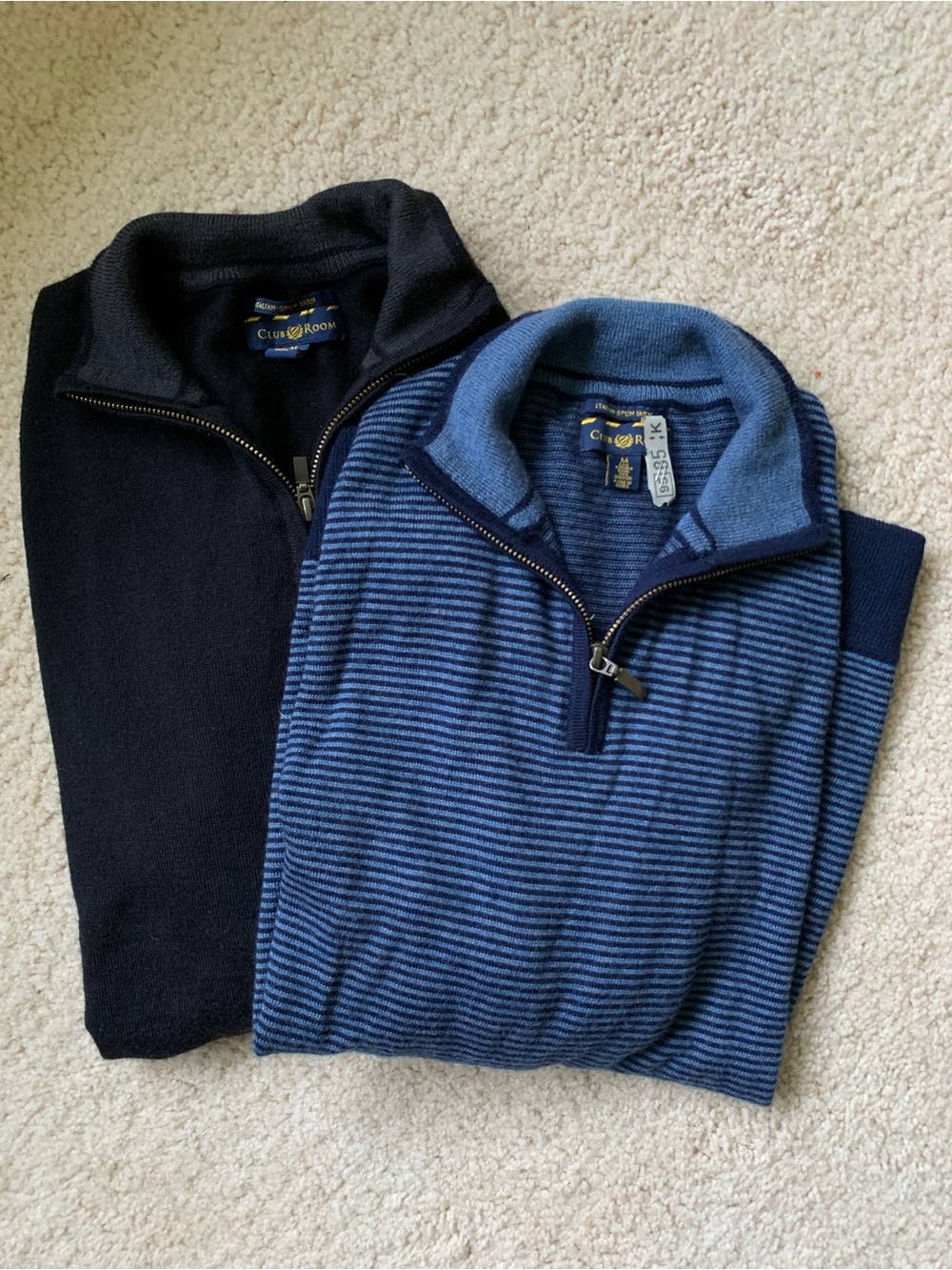 Quarter Zip Sweater Duo